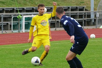 Nächster Dämpfer für erzgebirgischen Fußball-Landesligisten - Kilian Gerlach und die anderen Motor-Kicker fanden erst im zweiten Spielabschnitt zu ihrem Rhythmus.