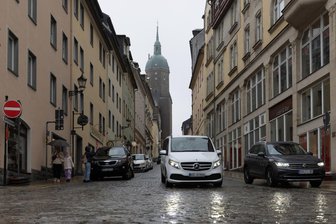 Nächstes Großprojekt in der Annaberger Innenstadt steht in den Startlöchern - Die Große Kirchgasse in Annaberg-Buchholz wird in wenigen Tagen zur Langzeitbaustelle.