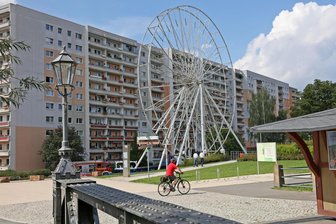 Nächstes Zwickauer Stadtfest wieder mit Riesenrad? - Die Stadt hätte das Riesenrad im Muldeparadies gerne wieder. Aber findet sich einen Betreiber?