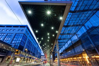 Nächtlicher Baulärm bei Sanierungsarbeiten an Chemnitzer Zentralhaltestelle - An der Zentralhaltestelle wird in den Nächten der kommenden Woche gebaut.