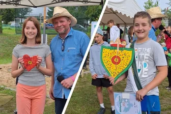 Nassau: Ein Höhepunkt für Kinder – und das ganze Dorf - Emily-Sophie Wehner (11) gewann das Preis-Vogelschießen der Kinder in Nassau. Roy Dietel (12) wurde Kinderschützenkönig 2025.