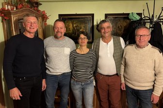 Naturbad-Förderverein in Bad Elster wählt neue Führung - Neu gewählt, von links: Thomas Schubert, Mike Ahnert, Tina Pinkert, Detlef Schlott und Uwe Rüdiger.