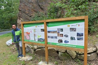 Naundorf öffnet seine Steinbruch-Tore: Geopark „Sachsens Mitte“ feiert Jubiläum - Der Granitsteinbruch in Naundorf.