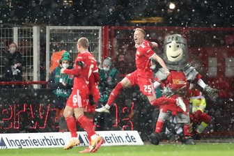 Negativ-Hattrick für RB Leipzig: 1:2-Niederlage bei Union - Unions Timo Baumgartl reagiert nach seinem Treffer zum 2:1. 