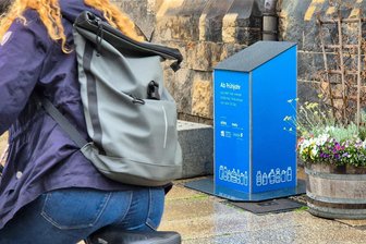 „Nervender Firlefanz“: Darum lehnt die Chemnitzer CDU zusätzliche Trinkwasser-Spender ab - Der Trinkbrunnen am Chemnitzer Rathaus ist derzeit außer Betrieb. Weitere Anlagen dieser Art sollen nach dem Willen des Chemnitzer Stadtrates nicht hinzukommen.