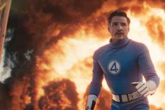 Neu im Kino: Pedro Pascal wird zu „Mister Fantastic“ in „The Fantastic Four: First Steps“ - Pedro Pascal in seiner Rolle als „Mister Fantastic“ in der Szene des Films „The Fantastic Four: First Steps“. Marvels