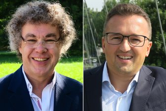 Neuauflage der großen Koalition? Was die Zwickauer Direktkandidaten dazu sagen - Diese beiden Politiker sitzen für den Landkreis Zwickau im neu gewählten Bundestag: Matthias Moosdorf (AfD, links) und Carsten Körber (CDU).