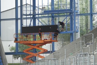 Neue Anzeigetafel für das Chemnitzer Stadion -