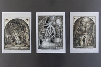 Neue Ausstellung im Erzgebirge ist wahre Fundgrube für Bergbauhistoriker - In der ABC-Galerie sind Druckgrafiken von Felix Kube zum Thema Altbergbau zu sehen.