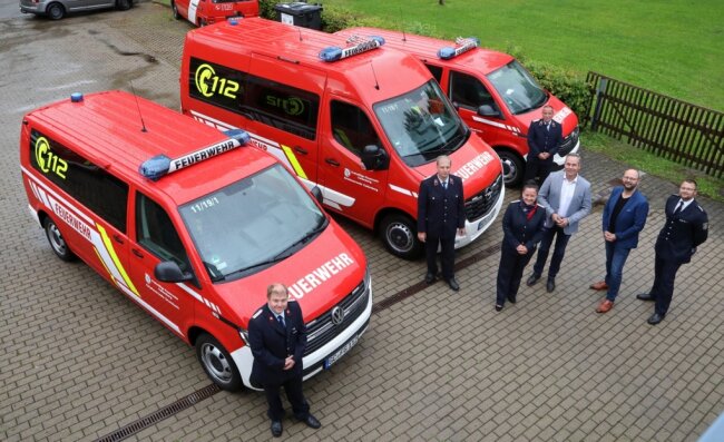 Neue Autos für Callenberger Feuerwehren - 