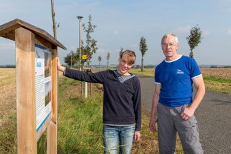 Neue Bäume für Wiederau: Nabu sucht Helfer - Antje Heinemann und René Ziegenhagen vom Nabu Topfseifersdorf.