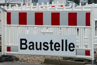 Neue Baustelle auf der Leipziger Straße - 