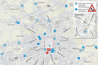 Neue Baustellen auf Annaberger Straße - 