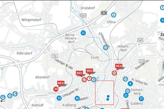 Neue Baustellen in Chemnitz: Wo es in dieser Woche eng werden kann - 