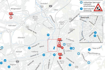 Neue Baustellen und alte Ärgernisse für Autofahrer: Wo in dieser Woche Staugefahr in Chemnitz besteht - 