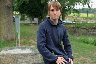 Neue Bürgerinitiative will Rest des Mechelgrüner Wasserschlosses retten - Lucas Preßler ist der Kopf der neuen Bürgerinitiative.