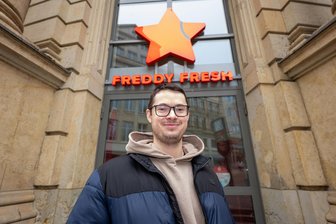 Neue Chance für Freddy Fresh in der Plauener Innenstadt - Lucas Sauder hat in Plauen gerade seine siebte Freddy-Fresh-Filiale eröffnet.