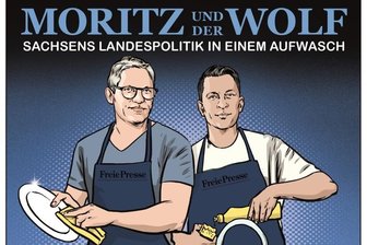 Neue Folge "Moritz und der Wolf": Gibt's bald Schwarzblau in Sachsen, Herr Schuster? -