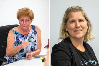 Neue Friedensrichterin in Plauen: „Wir spüren schon eine zunehmende Aggressivität“ - Nadine Kießling (re.) ist neue Friedensrichterin. Gabriele Weiß (li.) übt das Amt seit drei Jahren aus.