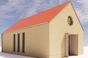 Neue Friedhofskapelle geplant - Die neue Friedhofskapelle von Netzschkau.
