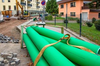 Neue Fußwege an Talstraße -