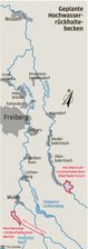 Neue Rückhaltebecken heftig umstritten - 