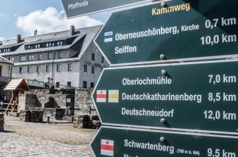 Neue Saison auf Kammweg wird offiziell gestartet - Der Kammweg Erzgebirge-Vogtland führt auch durch das Saigerhütten-areal in Olbernhau. 