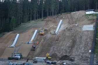 Neue Schanzen für Nachwuchs in Mühlleithen -