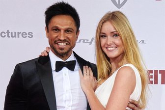 Neue Schockdiagnose: Krebs streut bei Dresdner Frau von Fernsehmoderator Daniel Aminati - Ein Bild aus glücklicheren Tagen: Daniel Aminati und seine heutige Frau Patrice 2020 bei einer Veranstaltung in Berlin auf dem roten Teppich.