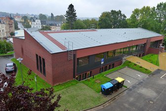 Neue Schwerlasthalle für Hochschule Mittweida - Ende 2016 begannen die Arbeiten für das neue "Haus 7", wie die Halle auf dem Campusplan heißt.