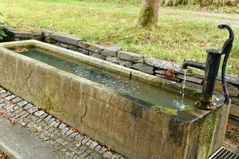 Neue Sonderschau Freilichtmuseum Eubabrunn: Schätze aus heimischen Natursteinen - Wassertröge aus einheimischen Steinen gehörten zum Bild vieler Orte.