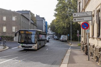 Neue Sperrungen in Annaberg-Buchholz: Innenstadtring betroffen - Ein Bereich des Annaberg-Buchholzer Innenstadtrings nahe dem Schutzteich wird ab Montag gesperrt.