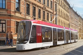 Neue Straßenbahnen sollen Tatra-Bahnen in Zwickau ablösen - So sollen die neuen Bahnen aussehen.