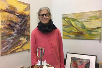Neue Treppenausstellung in Stadtbibliothek im Erzgebirge - Gabriele Schwanebecks Bilder sind ab Montag in der Stadtbibliothek Annaberg zu sehen.