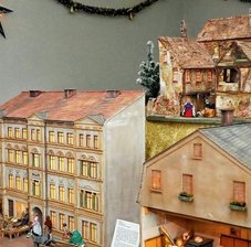 Neue Weihnachtsausstellung im dritten Anlauf endlich zu sehen - Der "Werdauer Krippenweg" wurde für die aktuelle Weihnachtsausstellung in Form einer Stadt aufgebaut.