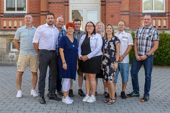 Neuer Gemeinderat in Neustadt: Aus Dachbodenwohnung werden Vereinszimmer - Der neue Gemeinderat von Neustadt besteht aus Ronny Steinert, Sebastian Schüler, Matthias Rittrich, Grit Thoß, Marco Schneider, Ute Franke, Miriam Dressel, Tino Fleckenstein, Jana Schlenker und Michael Auerbach (von links).