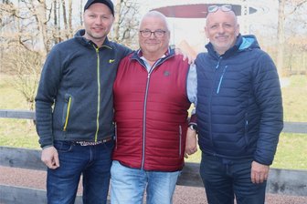 Neuer Gemeinderat von Niederwiesa: Firma stellt Fotovoltaik-Projekt vor - Sie wurden erneut in den Gemeinderat gewählt: Frank Buschbeck, Holger Maywirth und Jens Bossard (von links).