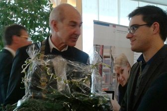 Neuer Hochschul-Rektor ist in sein Amt eingeführt - Karl Schwister (Mitte) ist neuer Rektor der Westsächsischen Hochschule Zwickau (WHZ).