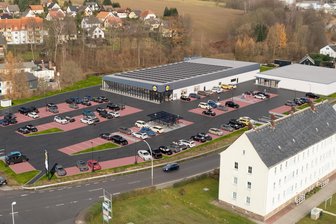 Neuer Lidl in Olbernhau: Discounter hat Ärger mit der Baufirma, doch nun soll es losgehen - So soll der neue Lidl an der Grünthaler Straße in Olbernhau aussehen.
