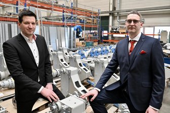 Neuer Name, kaum noch Aufträge aus Autoindustrie: Wie der Nachfolger des Zwickauer Anlagenbauers SMA sich neu erfindet - Die beiden Firmenchef des SMA-Nachfolgers Seconsys GmbH, Falk Noffke (links) und Eric Jurran.