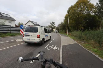 Neuer Radweg verbindet Hoferstraße und Olzmannstraße in Zwickau - Der neu Radweg von der Hoferstraße soll in den bestehenden Radweg an der Olzmannstraße einmünden.