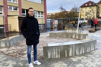 Neuer Schulhof der Bernhard-Schmidt-Grundschule in Mittweida