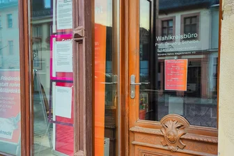 Neues BSW-Wahlkreisbüro in Mittweida eröffnet - Das BSW-Wahlkreisbüro in Mittweida befindet sich in der Weberstraße 23.