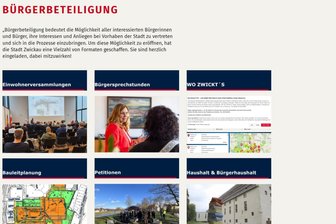 Neues Internetportal in Zwickau: Möglichkeiten der Bürgerbeteiligung - Die Stadt Zwickau hat ein neues Internetportal eingerichtet.