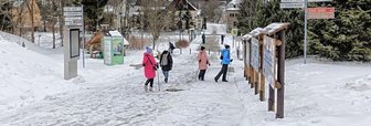 Neues Millionenprojekt am Fichtelberg - Im Mittelpunkt des Millionenprojekts steht der Grenzübergang für Fußgänger in Oberwiesenthal. Dort soll ein deutsch-tschechischer Eventbereich entstehen.