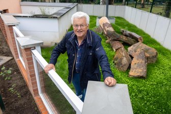 Neues Zuhause für Murmeltiere im Amerika-Tierpark: Warum hier auch bald Stinktiere einziehen könnten - Manfred Granz hat die Arbeiten am Anbau der Anlage für den Tierparkförderverein koordiniert.