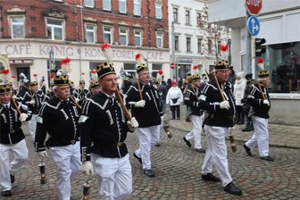 Neujahrsempfang in Zwickau: Ehrungen für engagierte Vereine geplant - Für die Mitglieder des Steinkohlenbergbauvereins ist die Teilnahme an der Bergparade ein Höhepunkt im Jahr.
