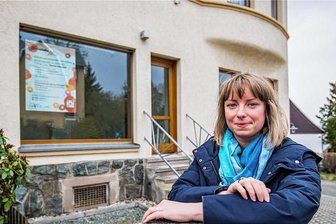 Neukirchen bekommt einen zweiten Kurzzeitladen - Josephine Leonhardt-Dietricht ist momentan noch mit der Einrichtung des neuen Ladens in der Bahnhofstraße beschäftigt. 