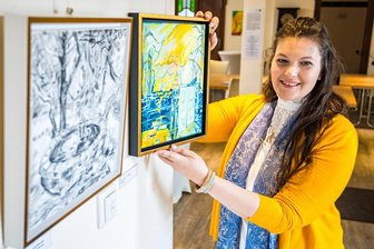 Neukirchnerin stellt Werke in Stiftung Tholm aus - Michéle Kleez stellt in der Stiftung Tholm aus. Werke von ihr waren auch schon in Oelsnitz und Chemnitz zu sehen.