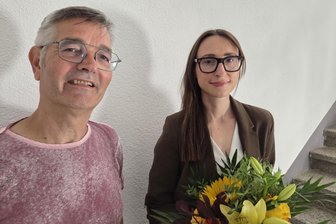 Neukirchnerin will für gute Stimmung am Gartenzaun sorgen - Bodo von Wenckstern und Constanze Mauersberger-Riedel.